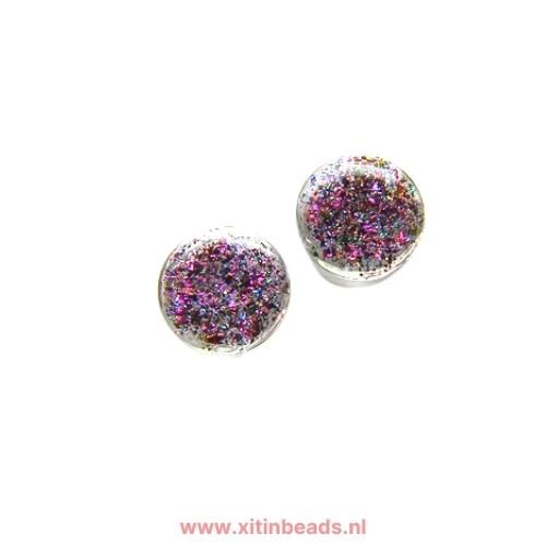 Foto 3 Nagellak oorbellen Glaasjes met nagellak DIY tutorial nagellak oorbellen