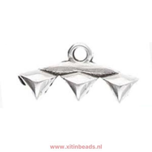 Cymbal Vani III eindoogje voor Gemduo kralen zilver