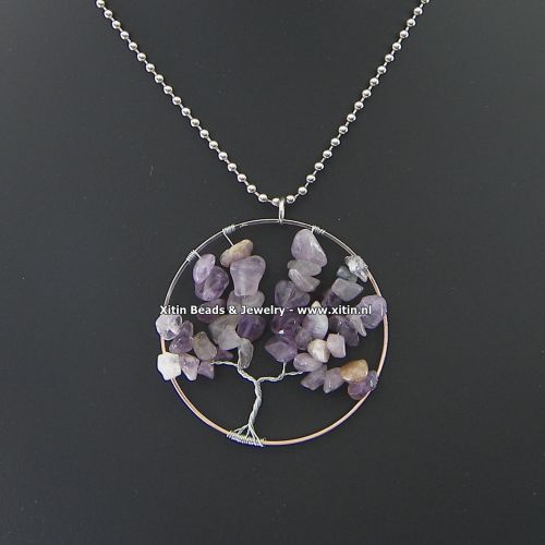 Hanger Amethist Levensboom