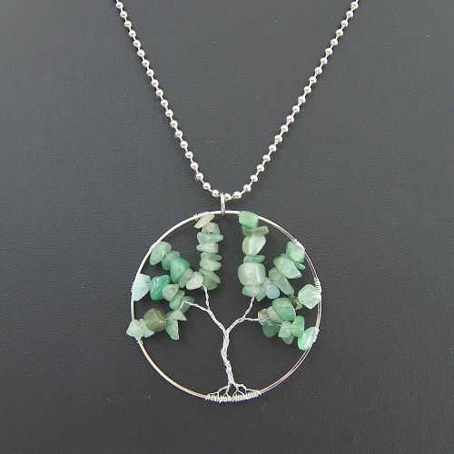 Hanger Aventurijn levensboom