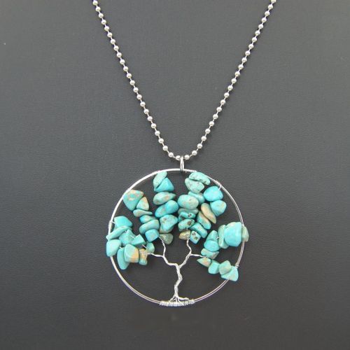 Hanger turquoise levensboom