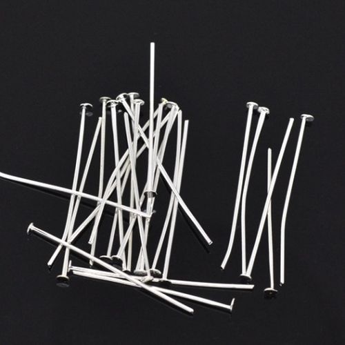 VOORDEEL VERPAKKING 400 stuks Nietstift silver plated 40mm Xitin