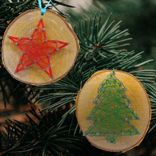 String art kerst