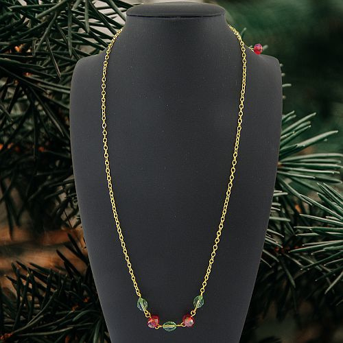 Miljard Perioperatieve periode Logisch Materialenpakketje Kerst ketting - Xitin Beads & Jewelry