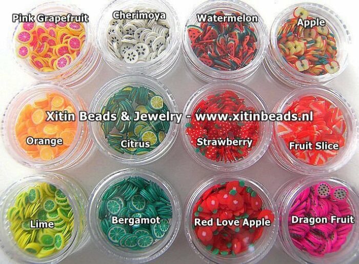 Fimo Fruit Schijfjes