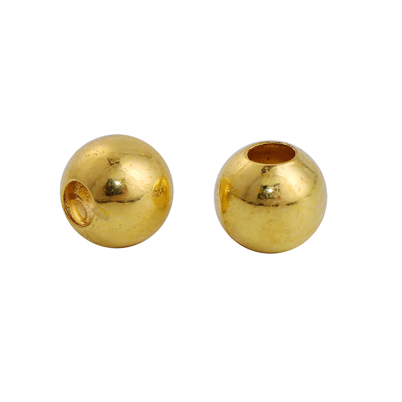 Spacer rond Gold Plated 4mm (10st.)