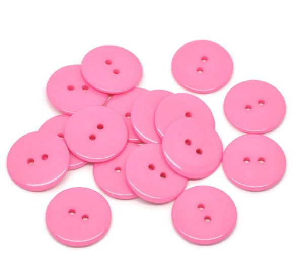 VOORDEEL VERPAKKING 50 stuks Knoop Resin Rond Roze
