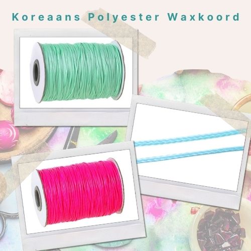 Koreaans Polyester Waxkoord