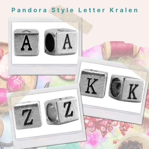 Pandora Style Letter Kralen