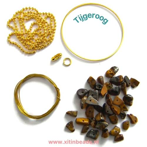 Zelfmaak pakketje Levensboomhanger aan Ketting - Afbeelding 3