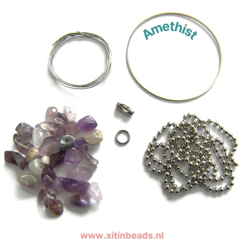 Zelfmaak pakketje Levensboomhanger aan Ketting - Afbeelding 4