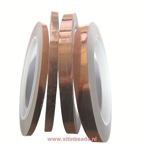 Koperfolie 5mm, 6mm, 8mm en 10mm breed