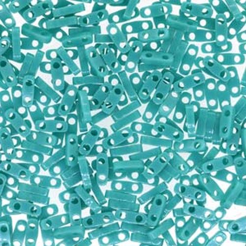 Kralen Miyuki Opaque Turquoise Green Quarter Tila Beads
