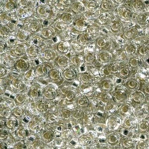 spacer beads miyuki crystal silver lined kralen