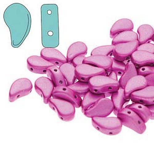 Paisley Duo kralen fel roze hot pink