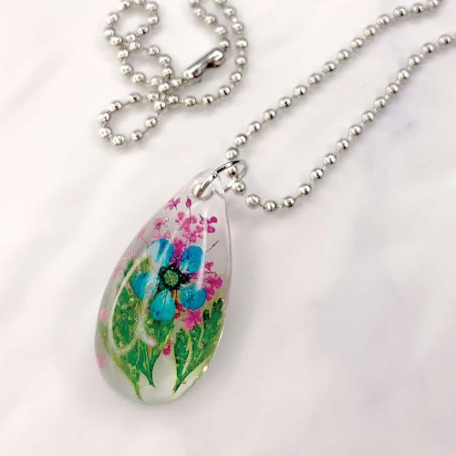 UV Resin Druppelhanger met Bloemen DIY Mini Kit - Afbeelding 2