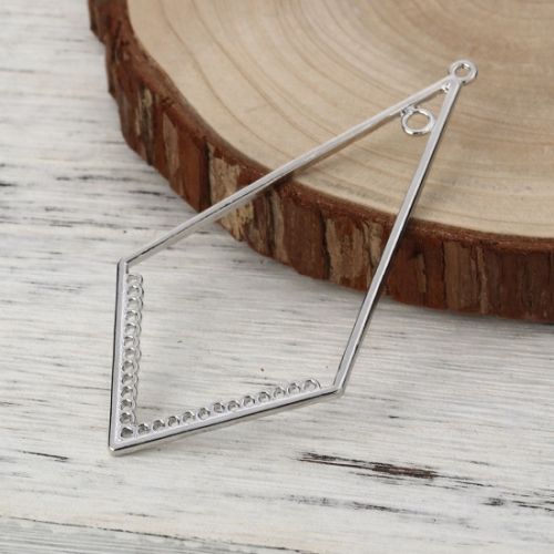hanger frame vlieger voor kralen en draad zilver