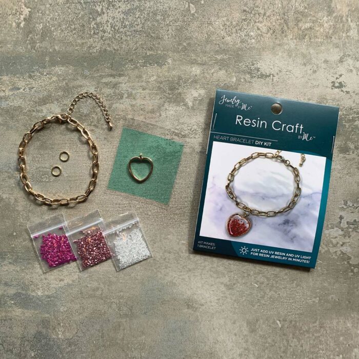 UV Resin Armband met Resin Hartje DIY Mini Kit - Afbeelding 3