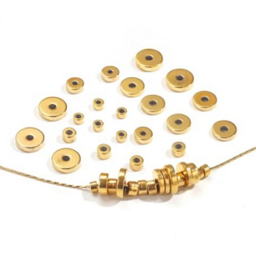 1200 Stuks Armband Kralen Gouden Spacer Kralen Voor Het Maken Van Sieraden Metalen Platte Kralen 6 Stijlen Metalen Kralen Voor Het Rijgen Van Armbanden Diy Sieraden