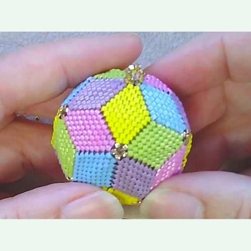 Online workshop peyote bal rijgen