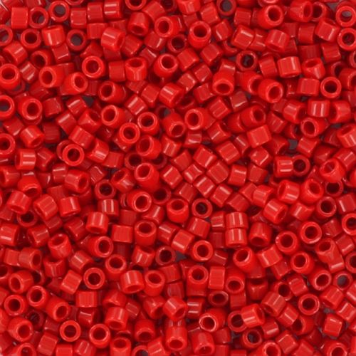 Miyuki Delica kralen Opaque Red DB723