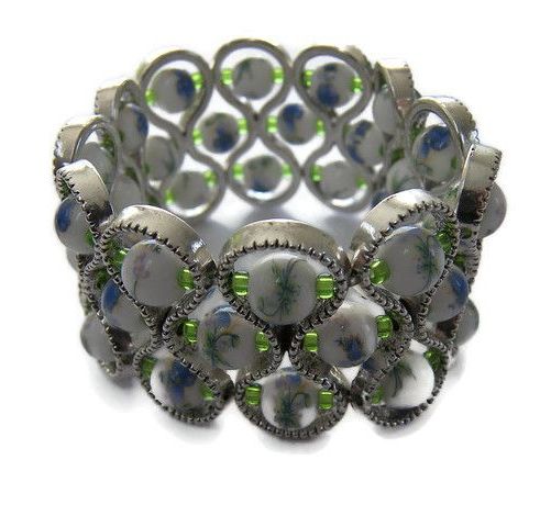 kralenframe armband met keramiek kralen en miyuki