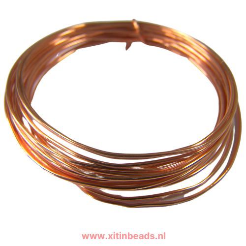 Wire wrapping sieraden maken van koperdraad 1mm