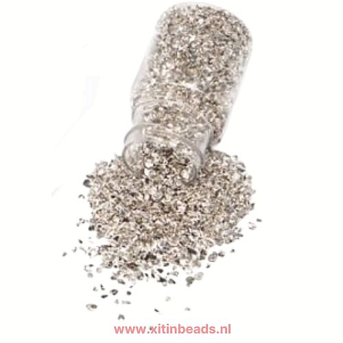 potje met Zilver granulaat korrels