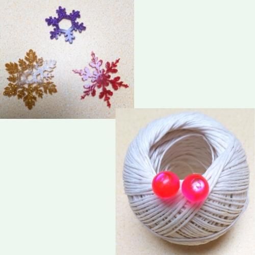 UV resin sneeuwvlokken en giethars epoxy oorbellen gemaakt door Gina de Vuyst UV-Resin decoratie en oorbellen van epoxy giethars