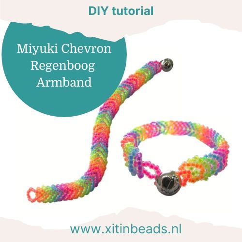 Miyuki Chevron Armband maken DIY tutorial