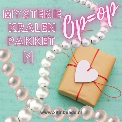 Mysterie kralen pakket medium maat M